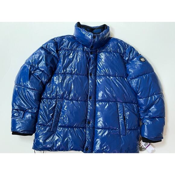 Michael Kors Men's True Blue Puffy Quilted Insulated Puffer Jacket Size 2XL $398 - Picture 10 of 10